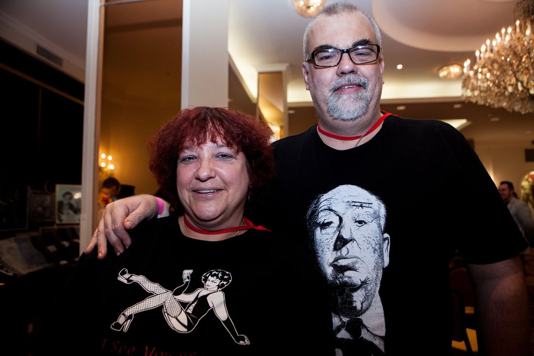 John and Daria Chasse, a couple of fans from New Jersey<br>
